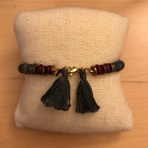 Shashi Labradorite and Ruby Bracelet
